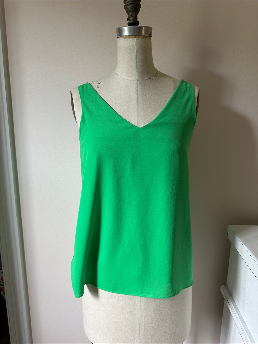 Lilly Pulitzer Vibrant Green V-Neck Camisole